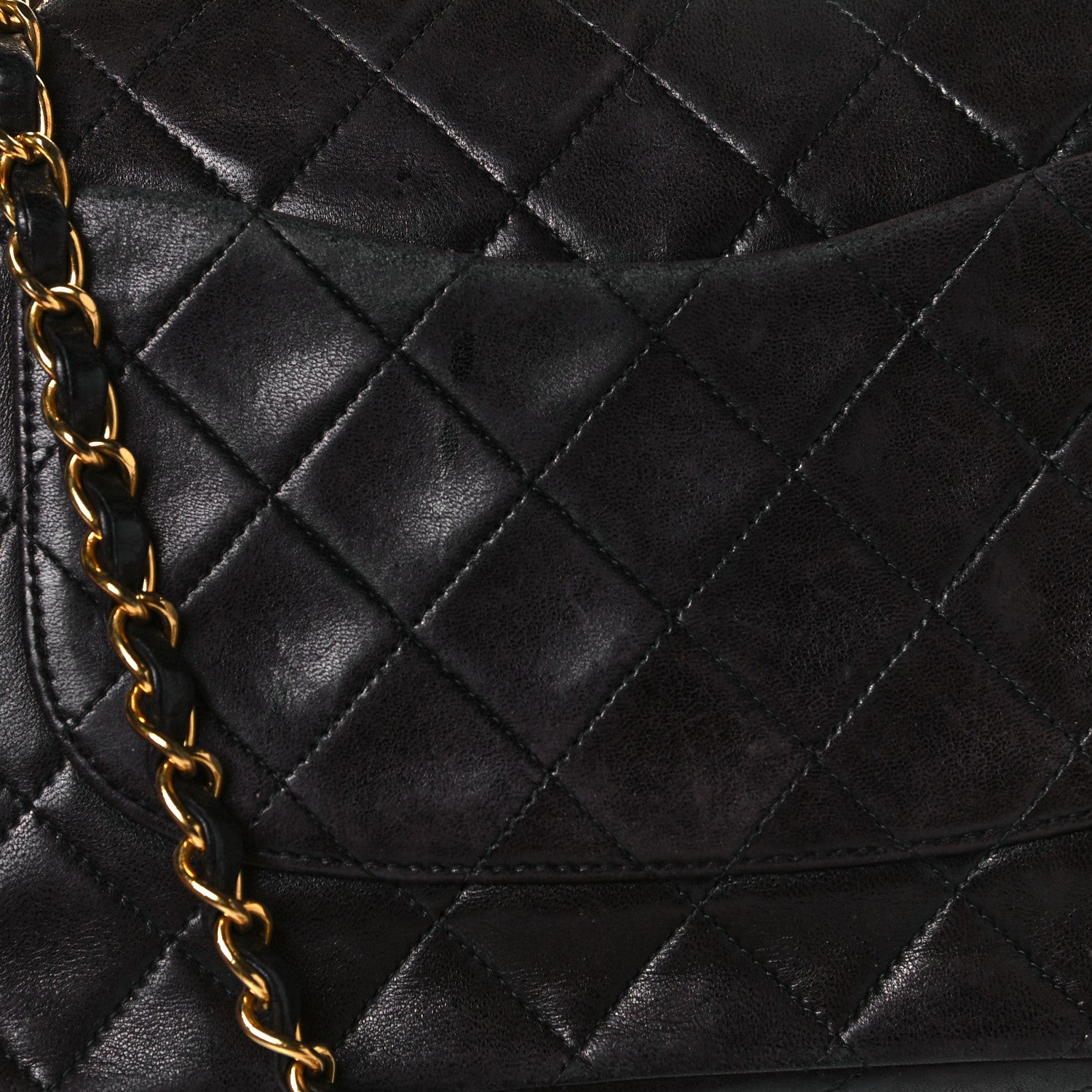 Chanel Lambskin Quilted Small Double Flap Black 14 of 18