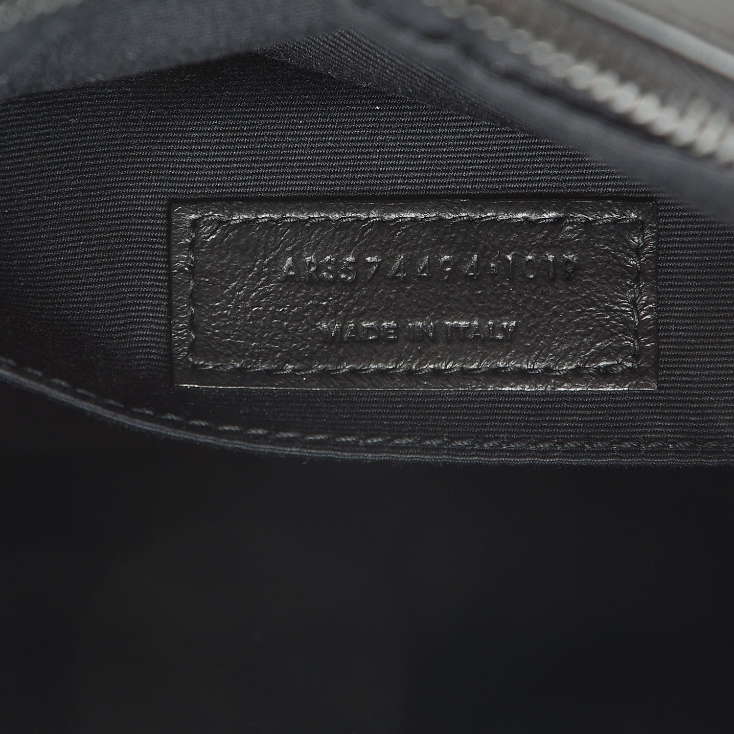 Saint Laurent Calfskin Matelasse Monogram Lou Camera Bag Black 7 of 10