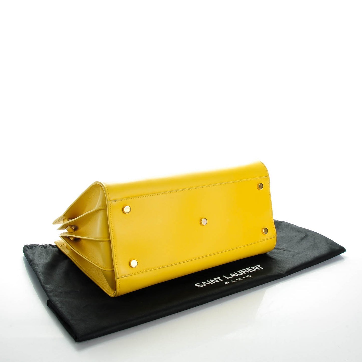 Calfskin Small Sac De Jour Bag Yellow