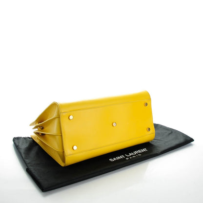 Saint Laurent Calfskin Small Sac De Jour Bag Yellow 4 of 8