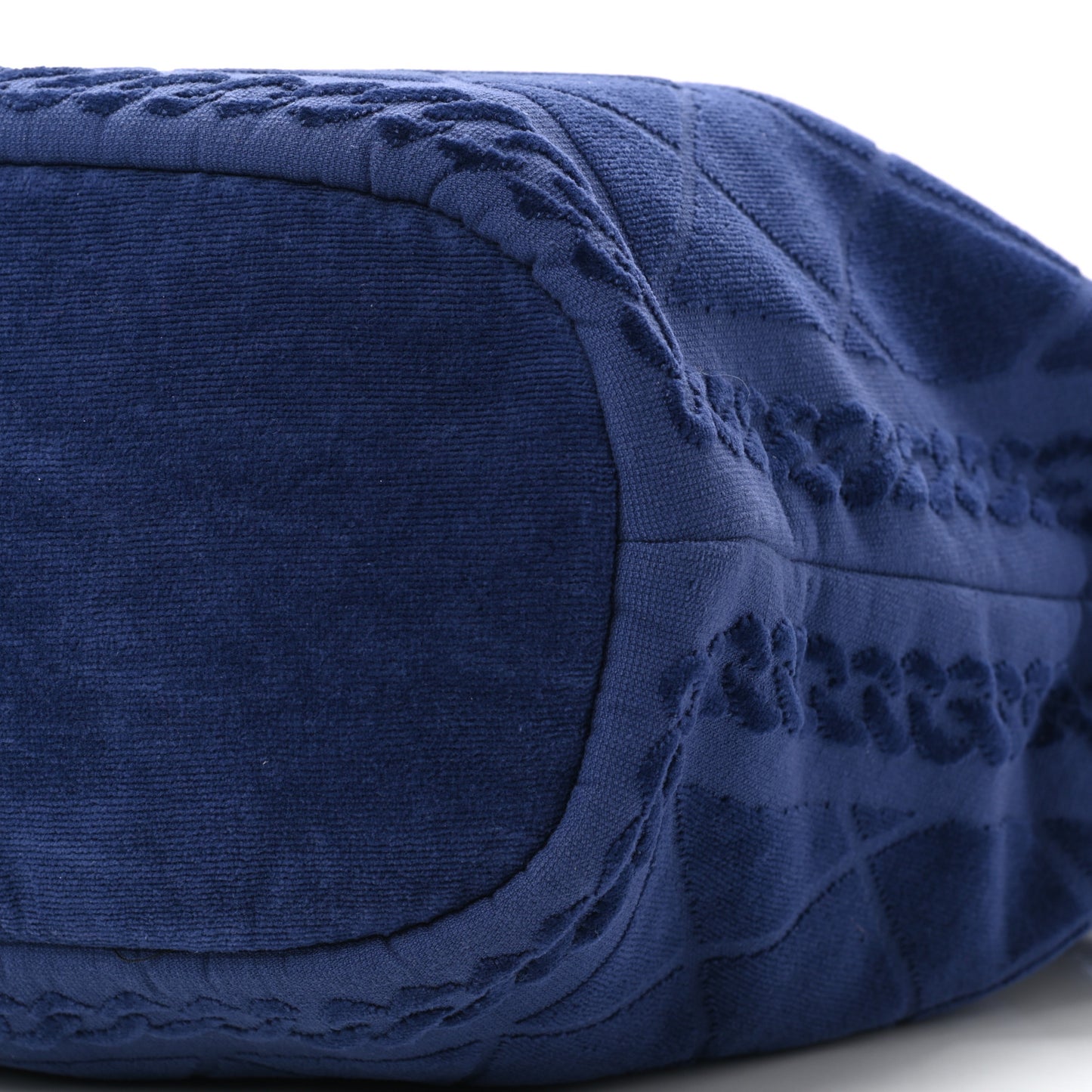 Terry Cotton CC Beach Tote Towel Set Blue