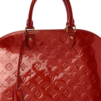 Louis Vuitton Vernis Alma GM Pomme D'Amour 8 of 12