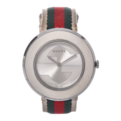 Gucci Stainless Steel Nylon 36mm U-Play Quartz Watch 1 of 16