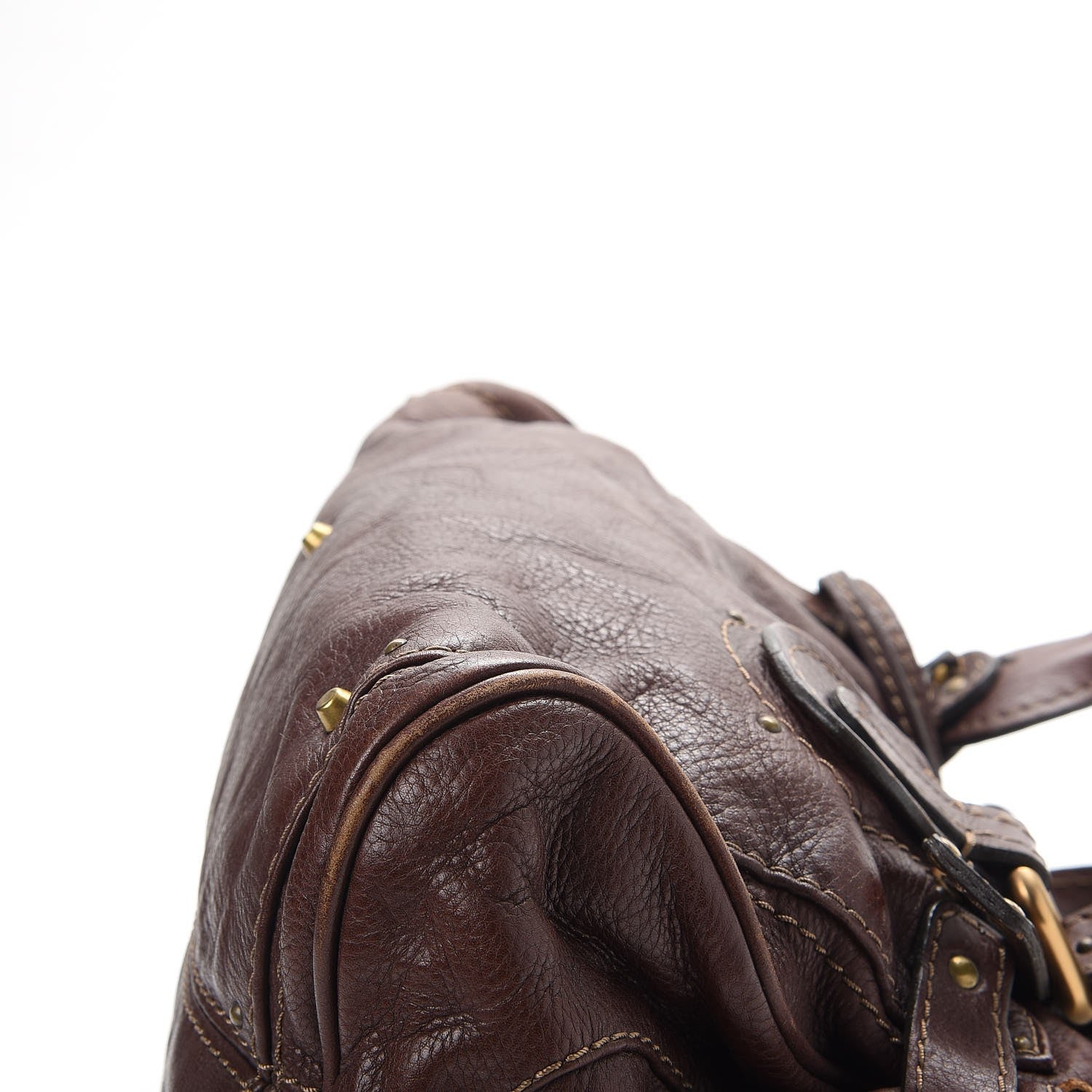 Chloe Calfskin Paddington Satchel Chocolate 13 of 14