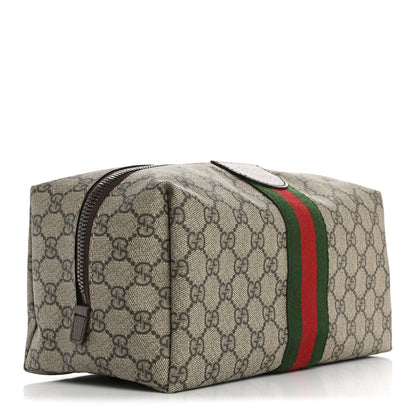 Gucci GG Supreme Monogram Web Ophidia Toiletry Case Beige 3 of 8