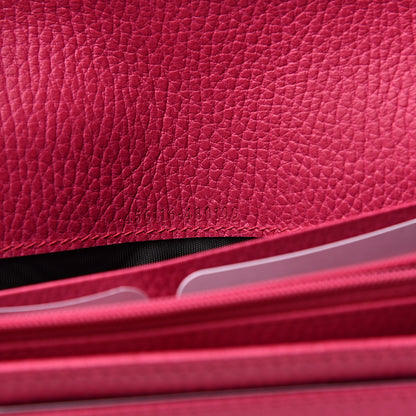 Gucci Dollar Calfskin GG Marmont Continental Wallet Box Pink 6 of 6