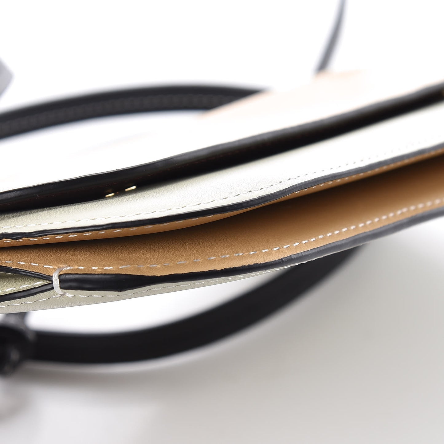 Smooth Calfskin Gate Pochette Gold Light Olive