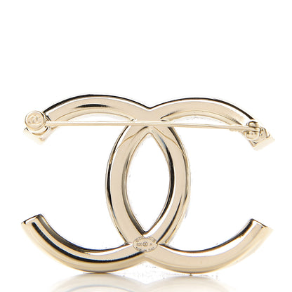 Chanel Baguette Crystal High Society CC Brooch Gold 2 of 4