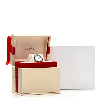 Omega Stainless Steel Diamond Mother of Pearl 28mm Seamaster Aqua Terra Quartz Watch 220.10.28.60.55.001 5 of 5