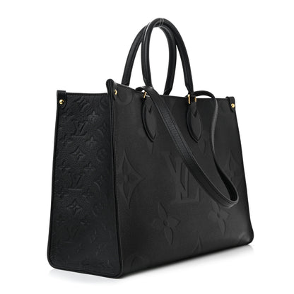 Louis Vuitton Empreinte Monogram Giant OnTheGo MM Black 3 of 9