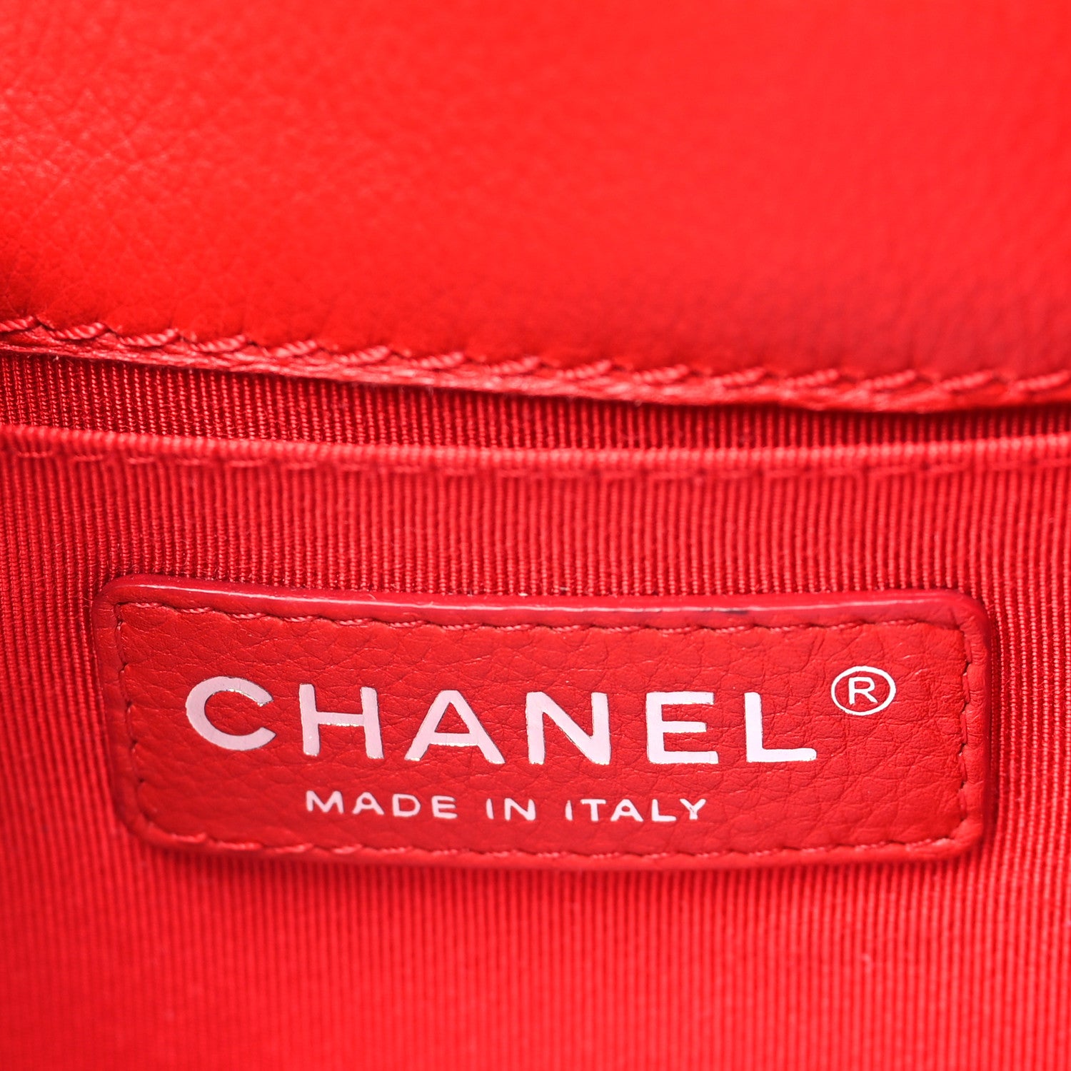 Chanel Calfskin Medium Boy Reverso Flap Red 6 of 10