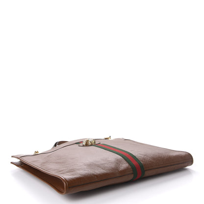 Gucci Calfskin Large Rajah Chain Tote Cuir 3 of 9