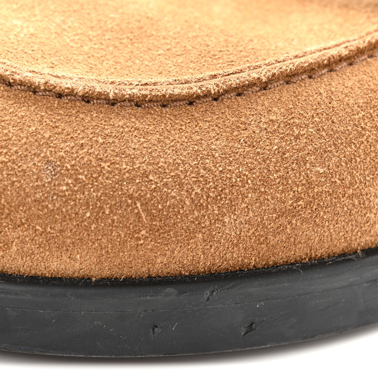 Suede Calfskin Mens Go Mules 41.5 Brun Fume
