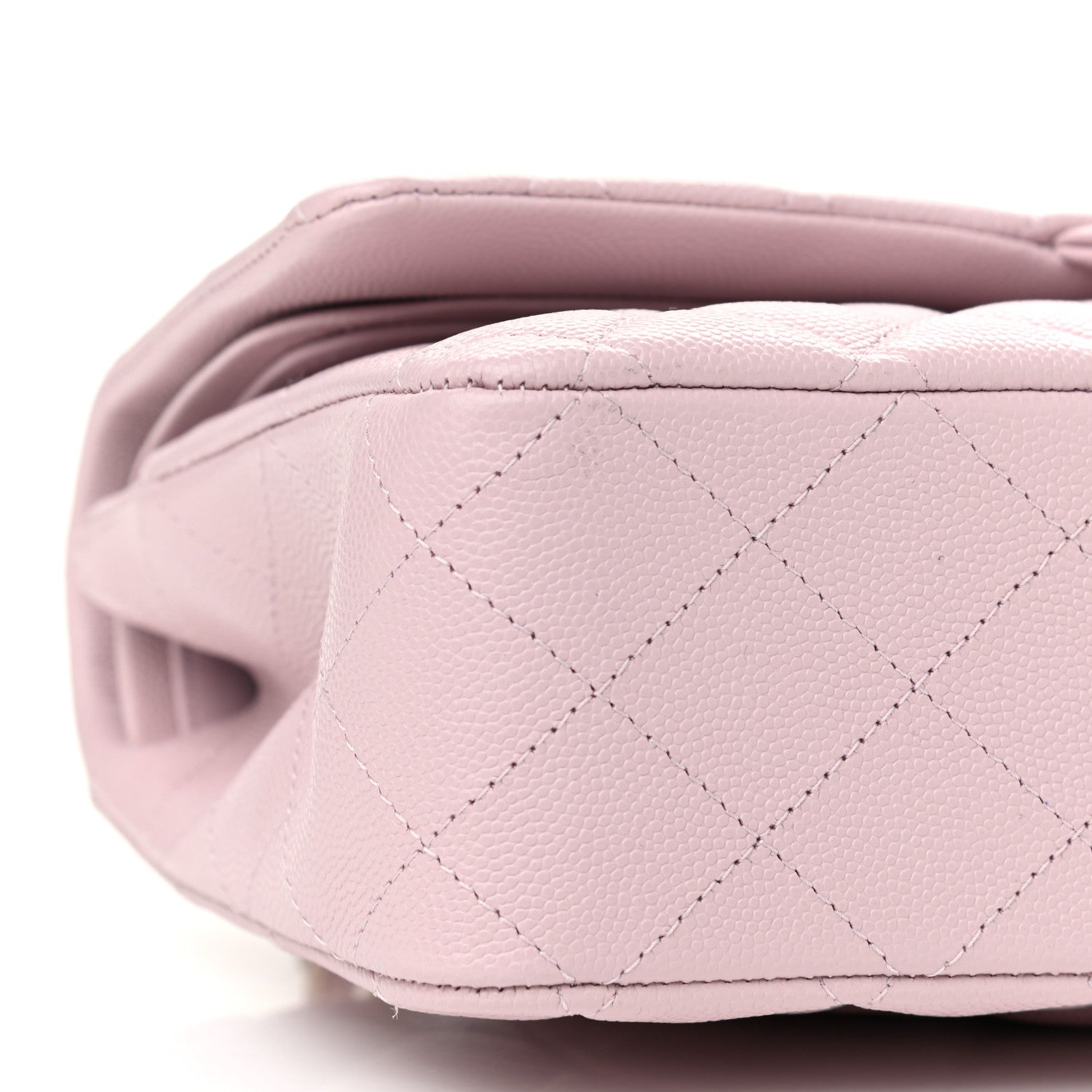 Chanel Caviar Quilted Medium Double Flap Light Pink 9 of 12