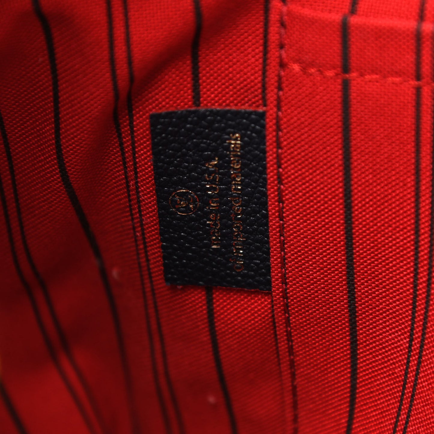 Empreinte Montaigne MM Marine Rouge