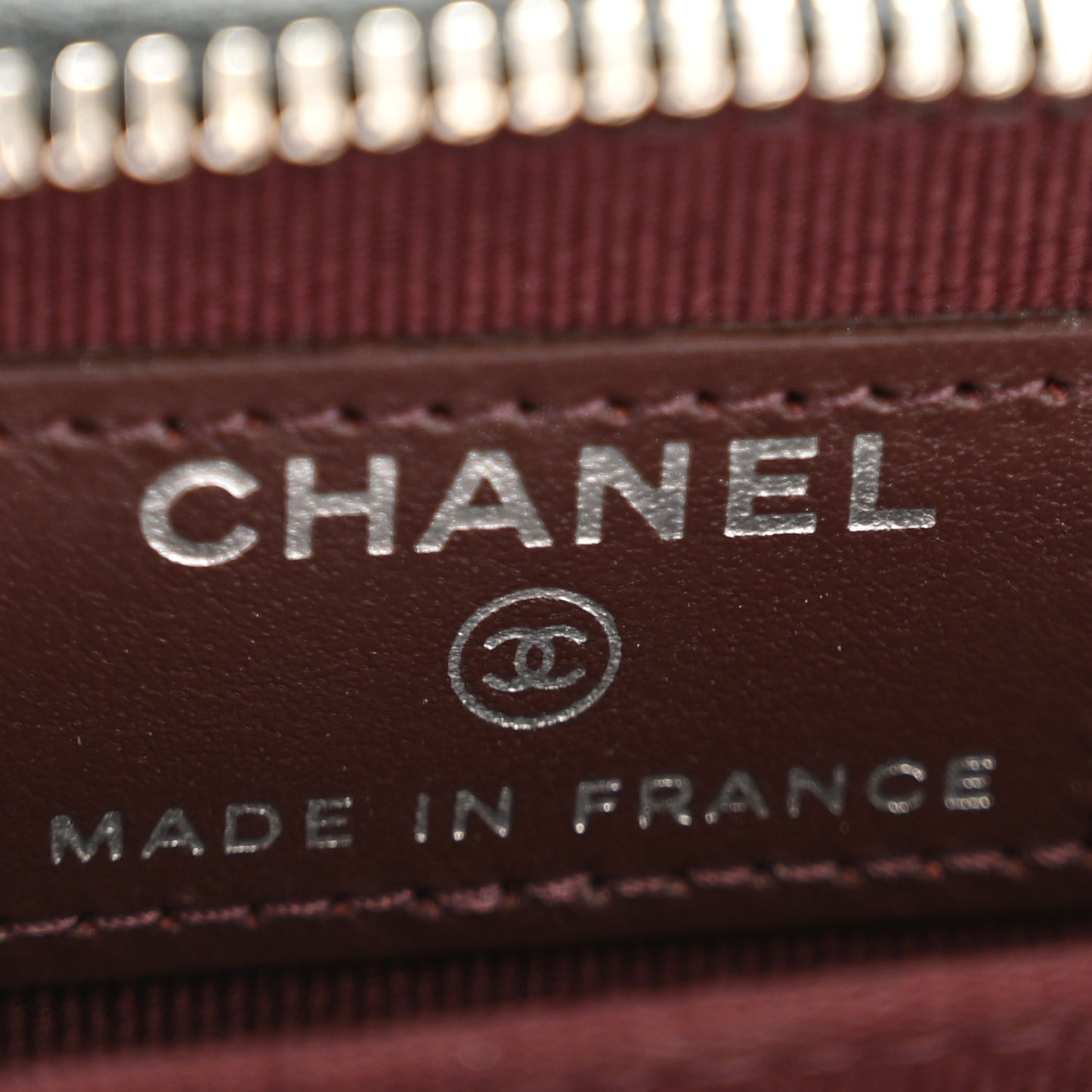 Caviar Quilted Zip Coin Purse Black