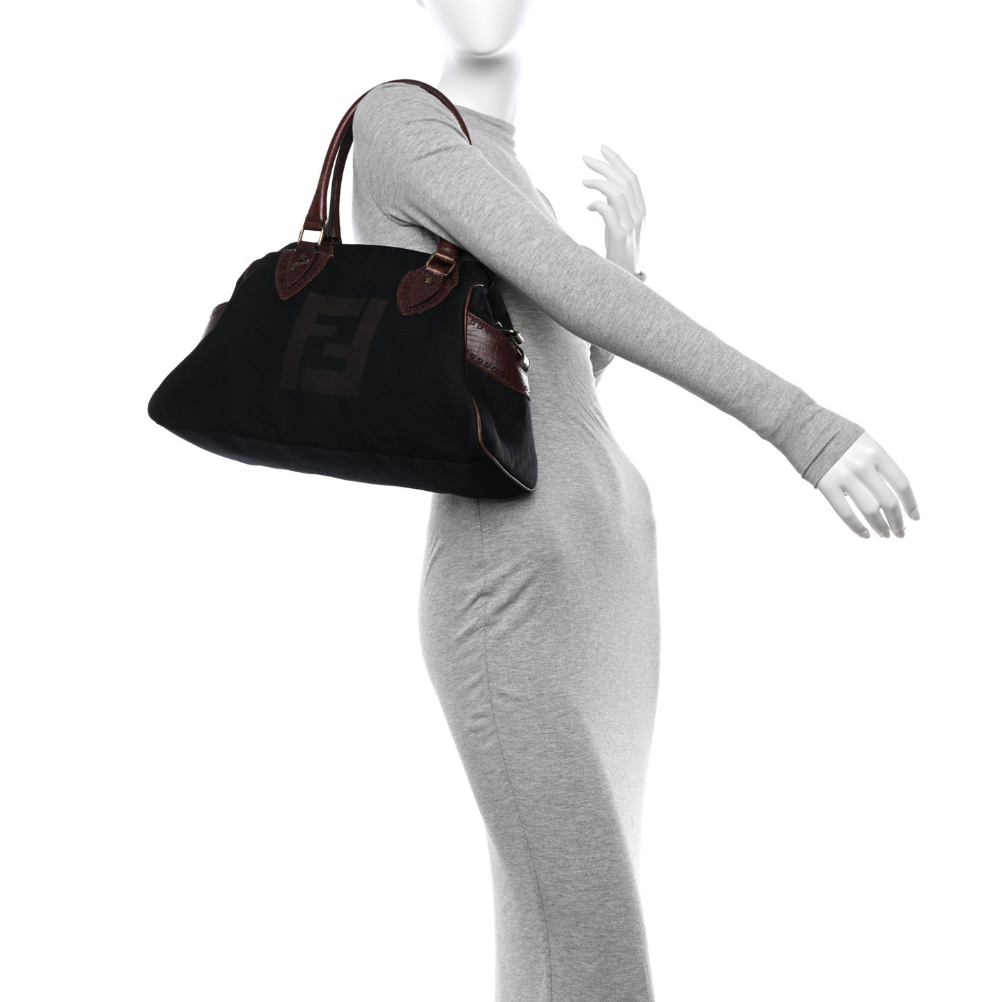 Canvas Bag De Jour Tote Black Tobacco