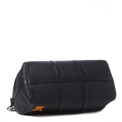 Louis Vuitton Calfskin Damier Distorted Keepall Bandouliere 40 Black 3 of 8