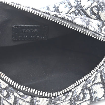 Christian Dior Oblique Roller Messenger Bag Blue 5 of 8