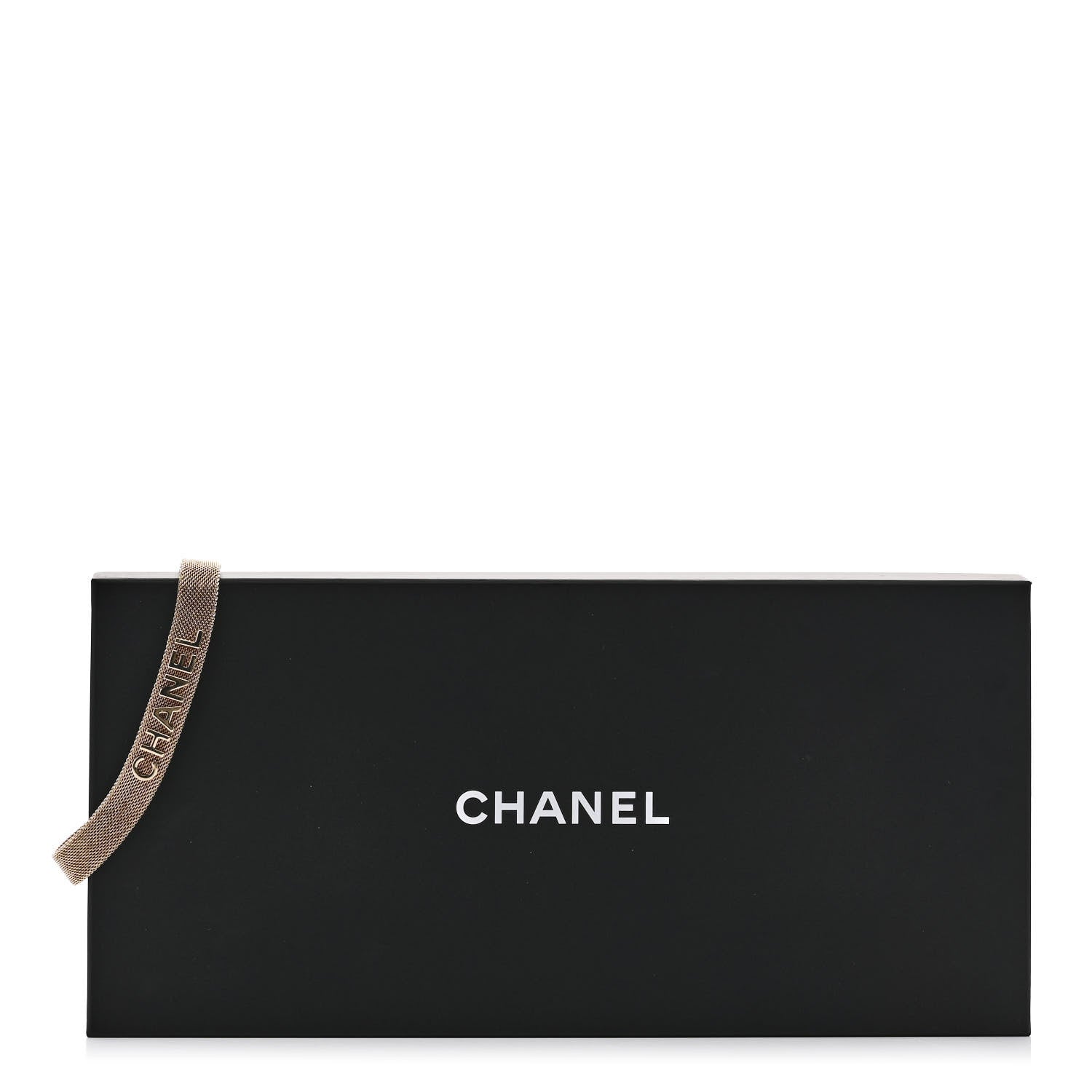Chanel Mesh Logo Choker Necklace Gold 5 of 5