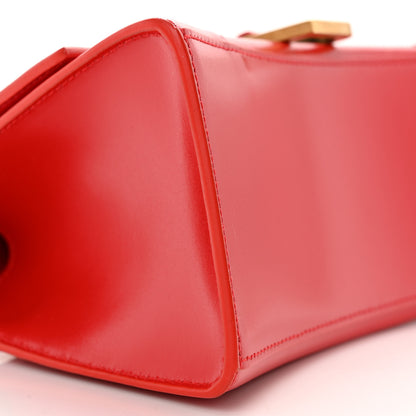 Balenciaga Shiny Box Calfskin Small Hourglass Top Handle Bag Bright Red 10 of 11