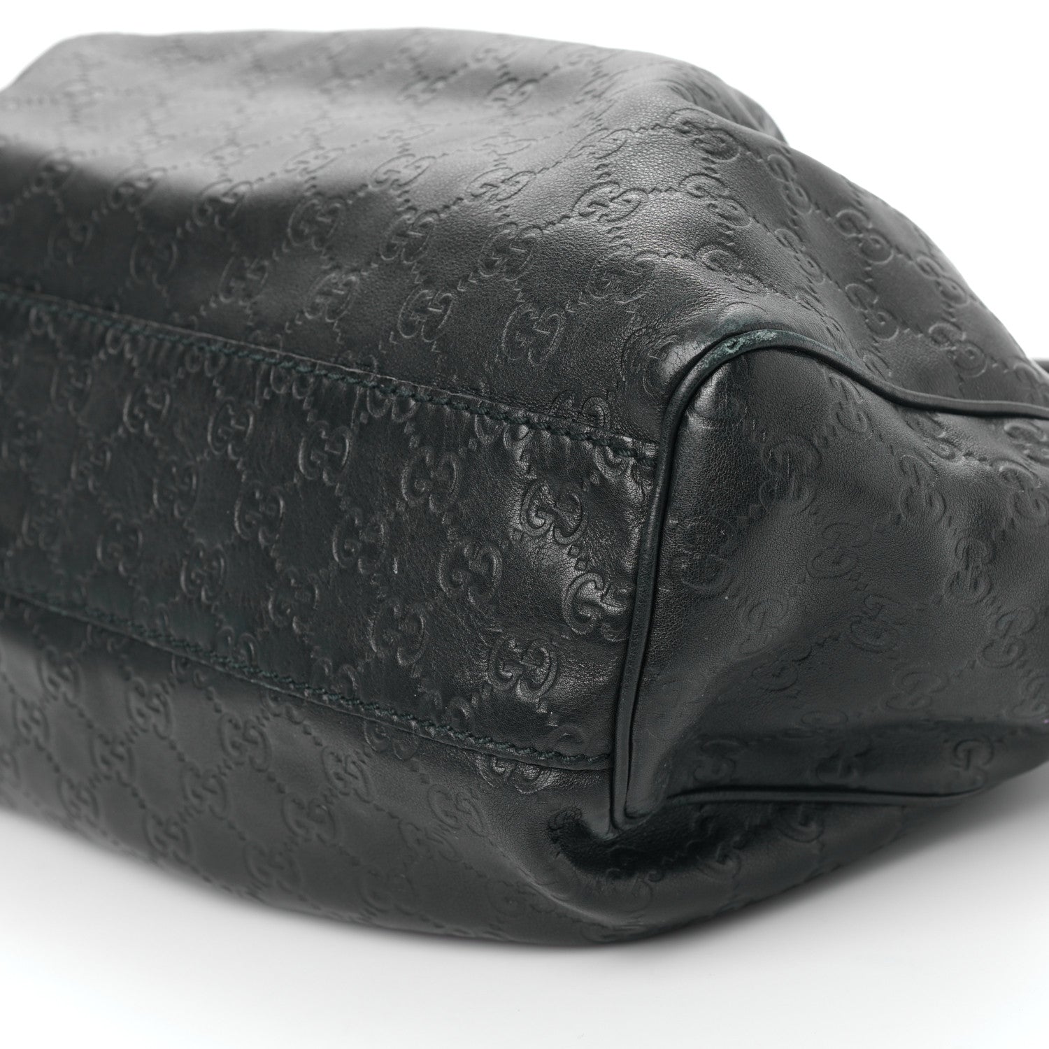 Gucci Guccissima Medium Sukey Tote Black 9 of 9