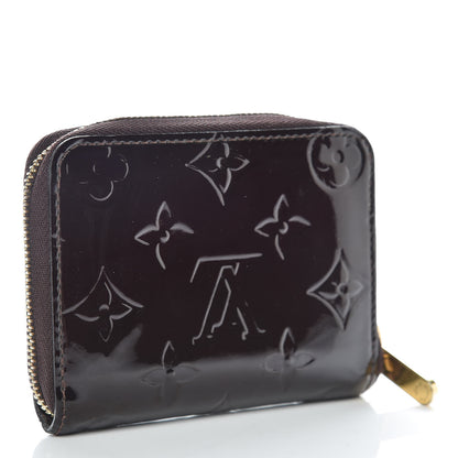 Louis Vuitton Vernis Zippy Coin Purse Wallet Amarante 3 of 7