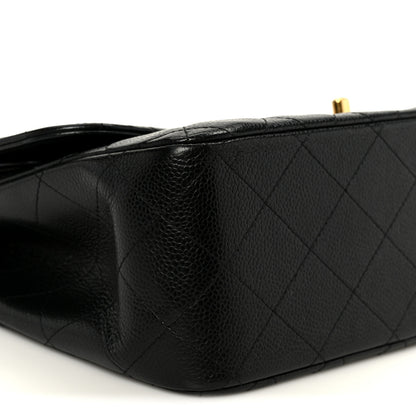 Chanel Caviar Quilted Jumbo Double Flap Black 10 of 11
