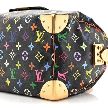 Louis Vuitton Monogram Multicolor Speedy 30 Black 8 of 18