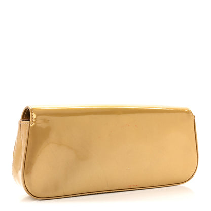 Louis Vuitton Patent Sobe Clutch Beige Poudre 3 of 12