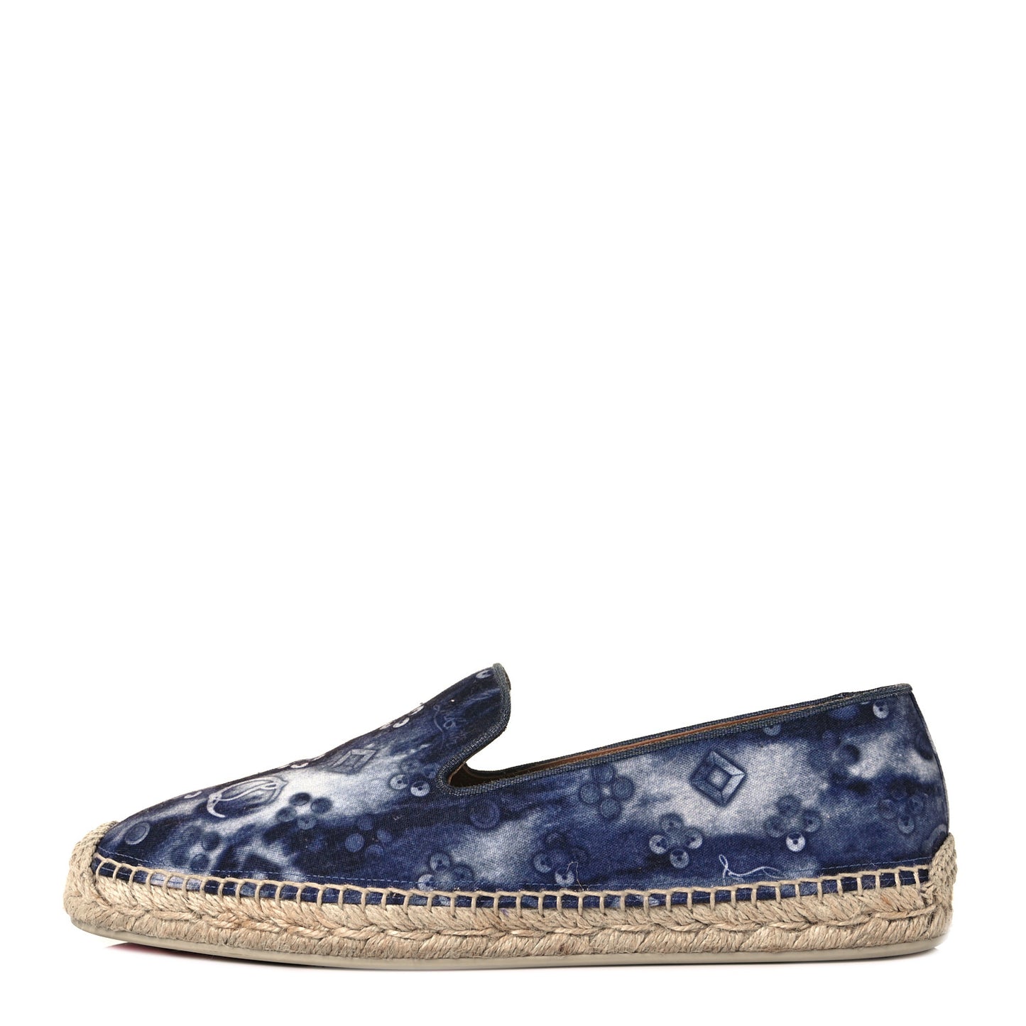 Denim Tie Dye Punk Mens Nanou Orlato Flat Espadrilles 41 Multicolor