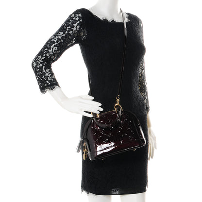 Louis Vuitton Vernis Alma BB Amarante 2 of 7
