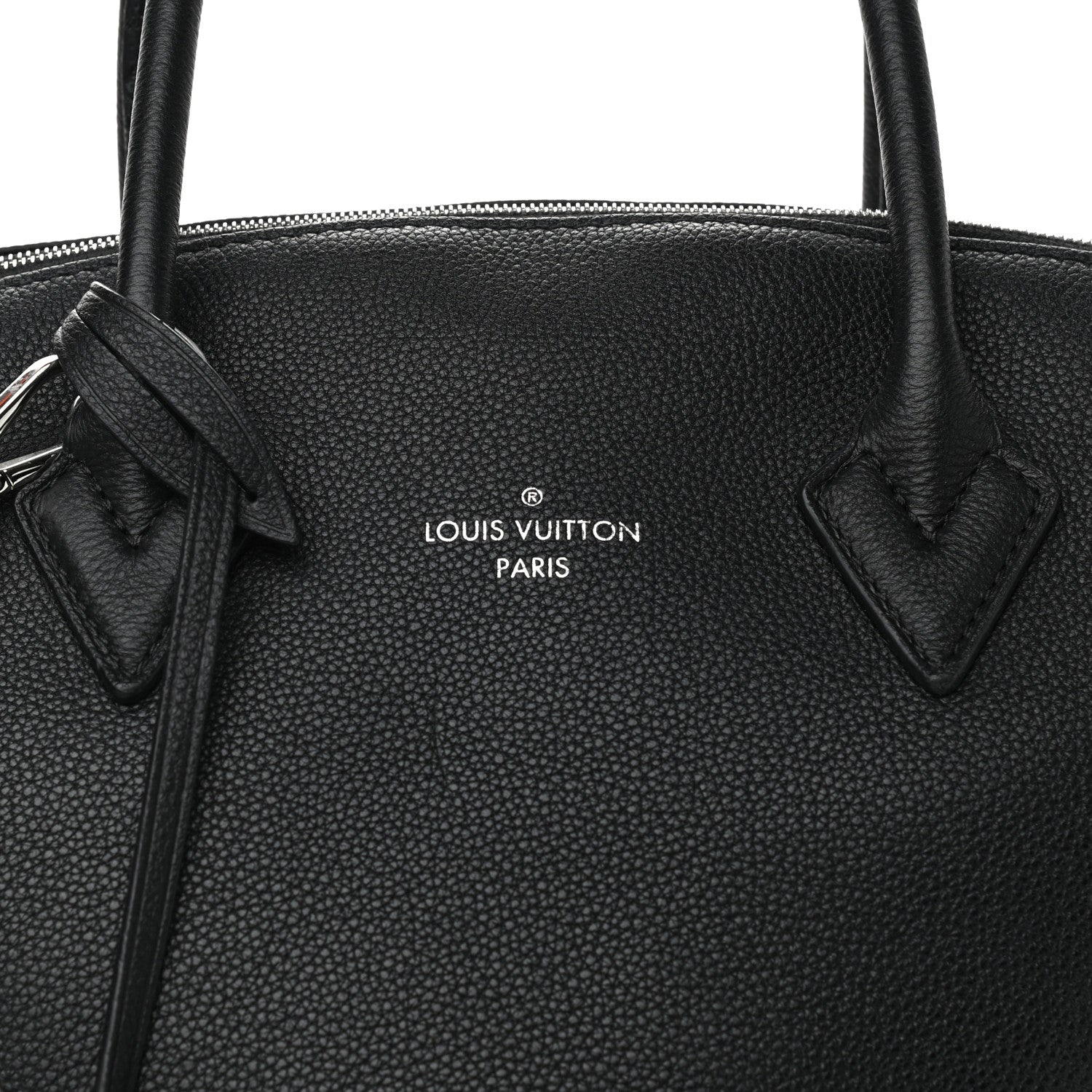 Louis Vuitton Veau Cachemire Soft Lockit MM Black 8 of 15