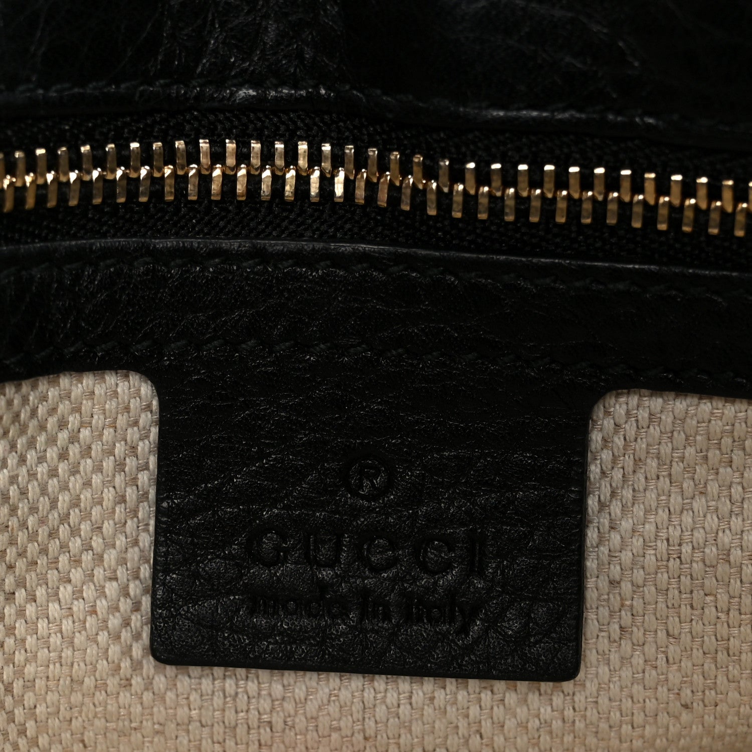 Gucci Pebbled Calfskin Medium Soho Flap Crossbody Black 6 of 11