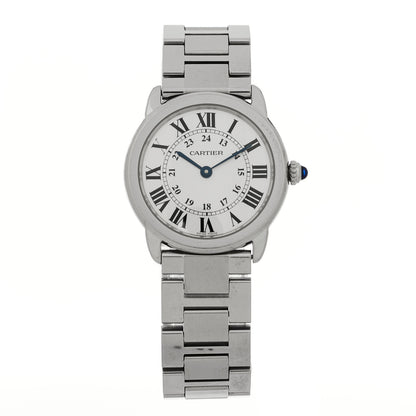 Cartier Stainless Steel 29mm Ronde Solo Quartz Watch 1 of 5