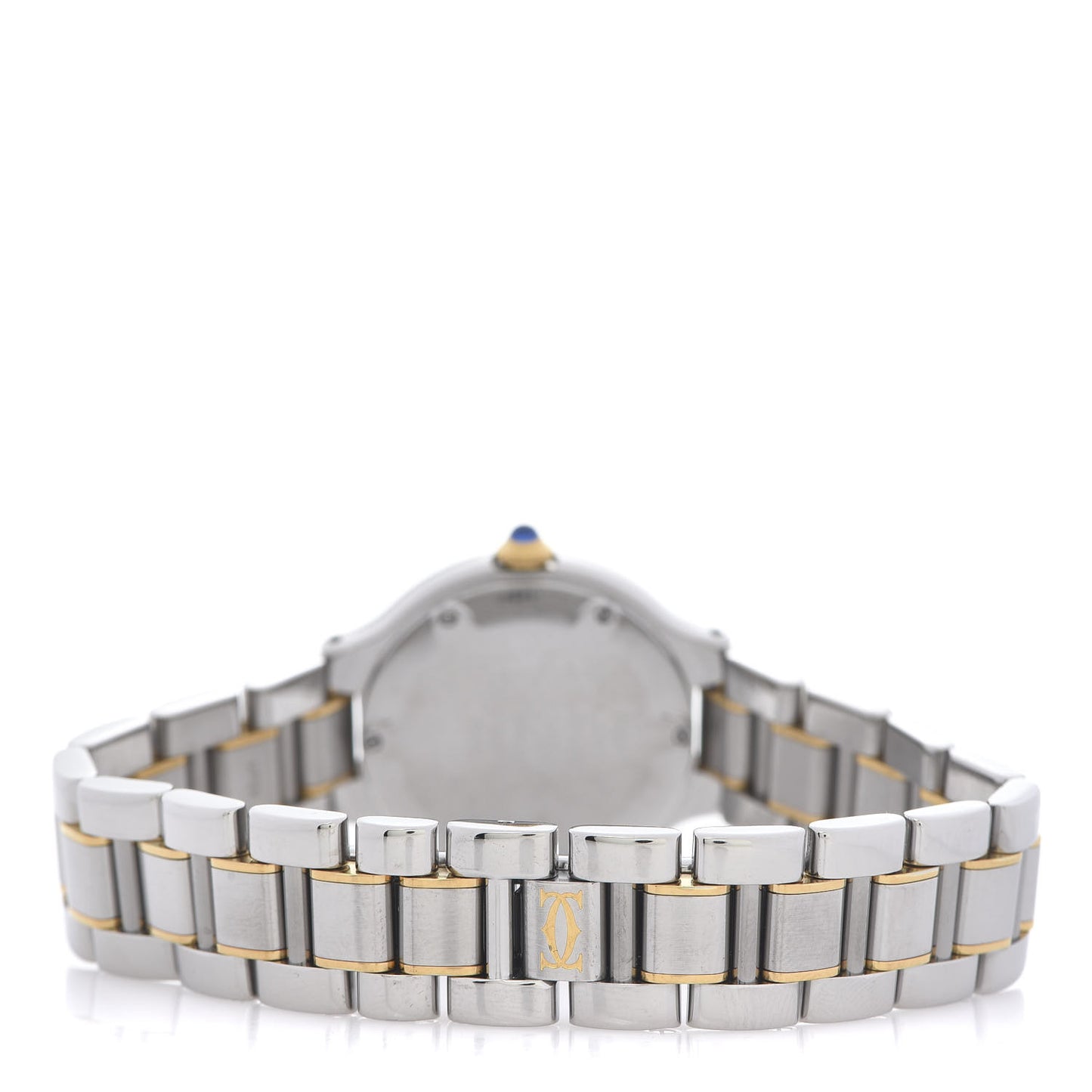 Stainless Steel 18K Yellow Gold 28mm Must De 21 Quartz Watch