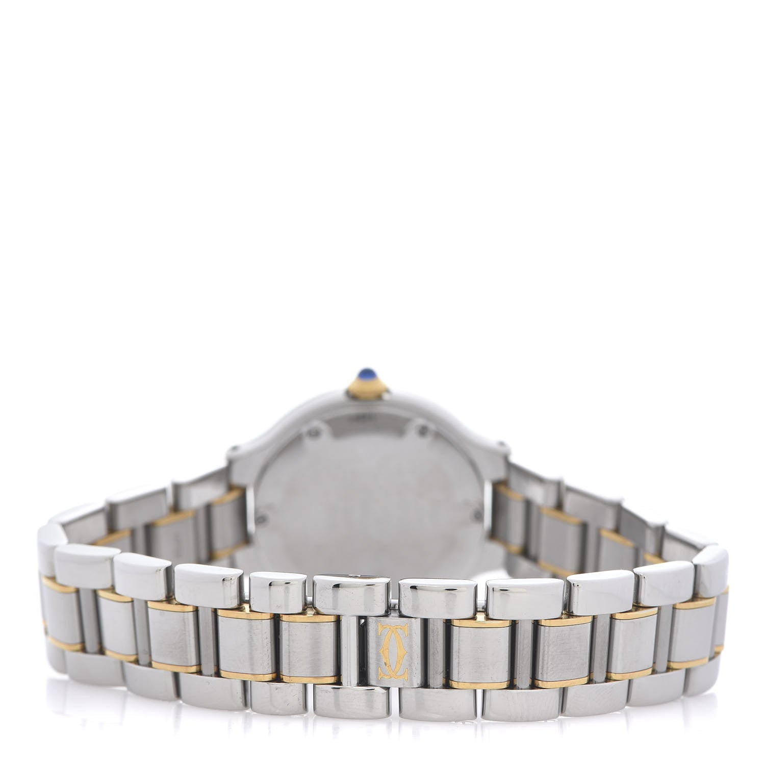 Cartier Stainless Steel 18K Yellow Gold 28mm Must De 21 Quartz Watch 4 of 5
