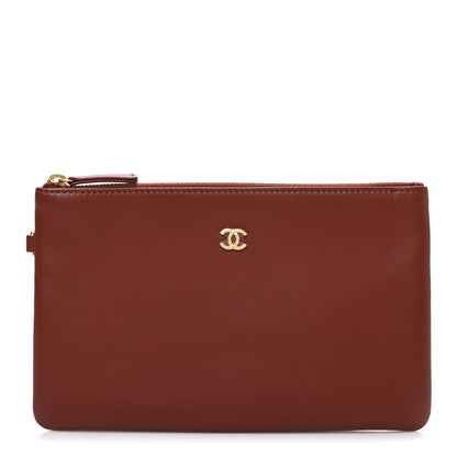 Chanel Shiny Calfskin Chanel 22 Removable Pouch Brown 1 of 6