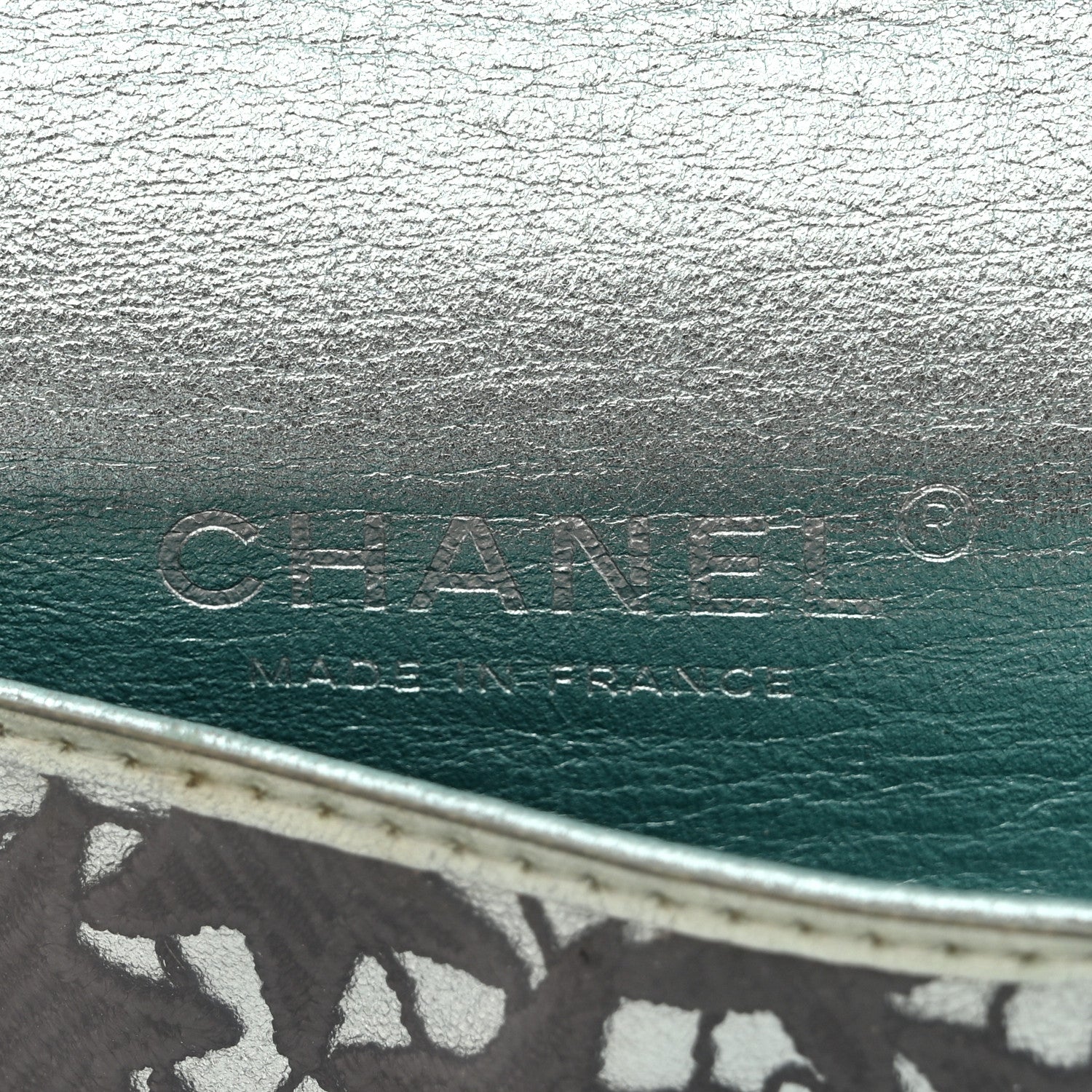 Chanel Metallic Lambskin PVC Star Medium Single Flap Blue Black 6 of 12