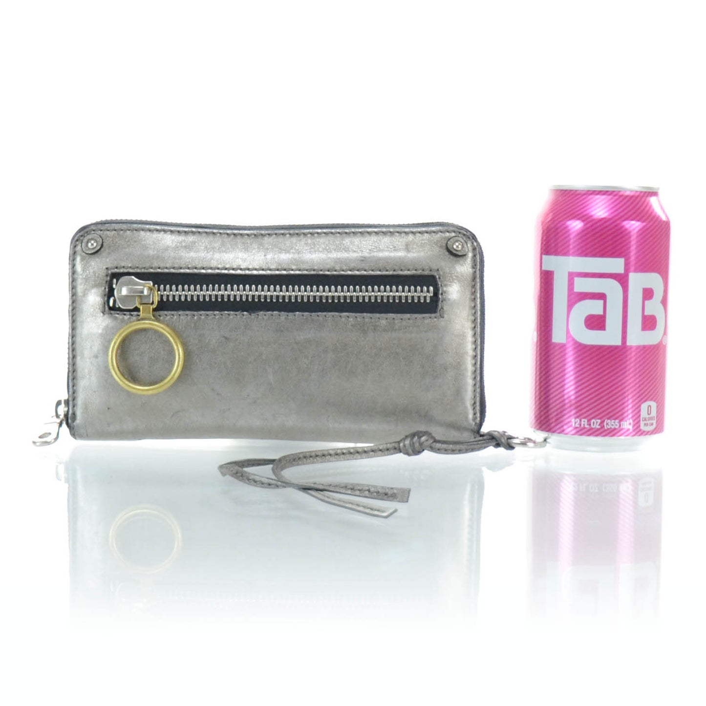 Leather Paddington Wallet Metallic