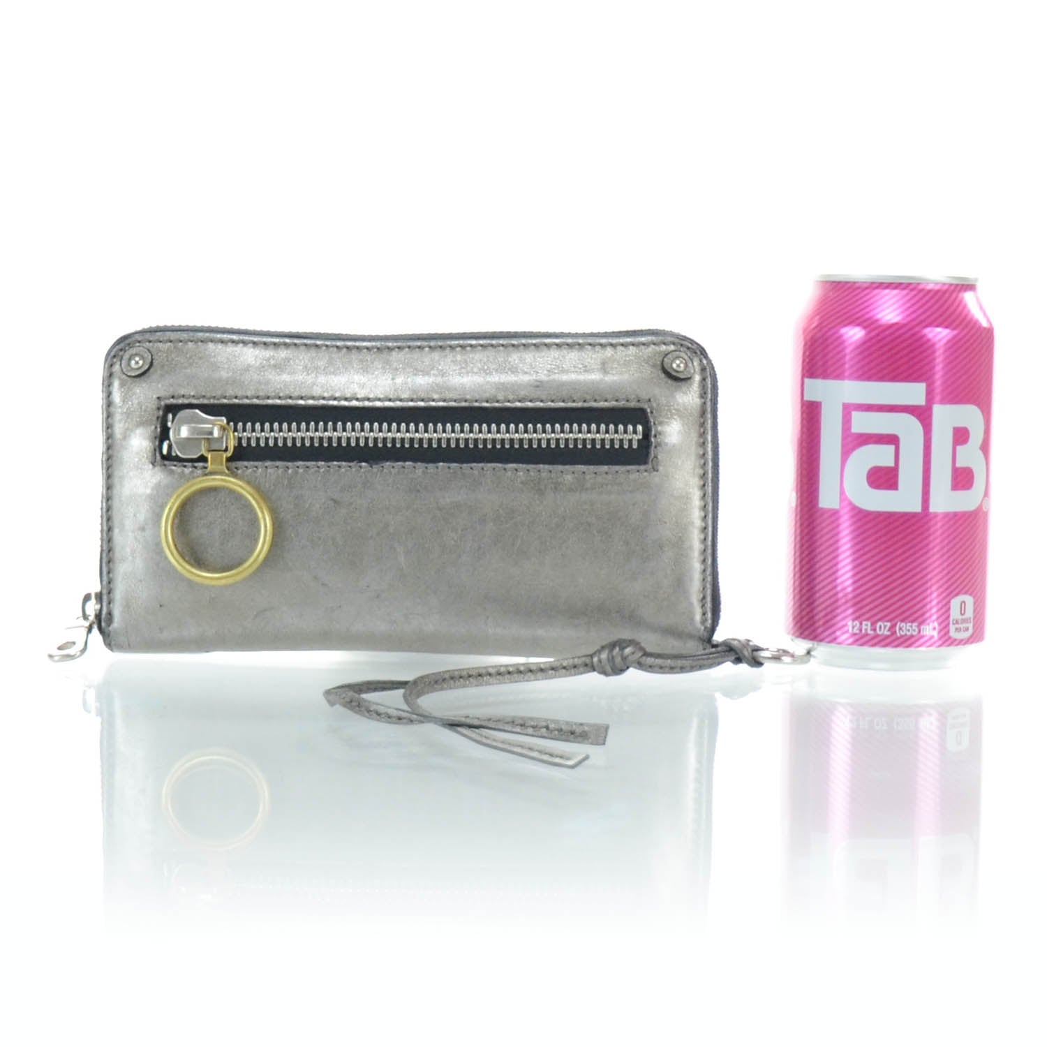 Chloe Leather Paddington Wallet Metallic 2 of 6