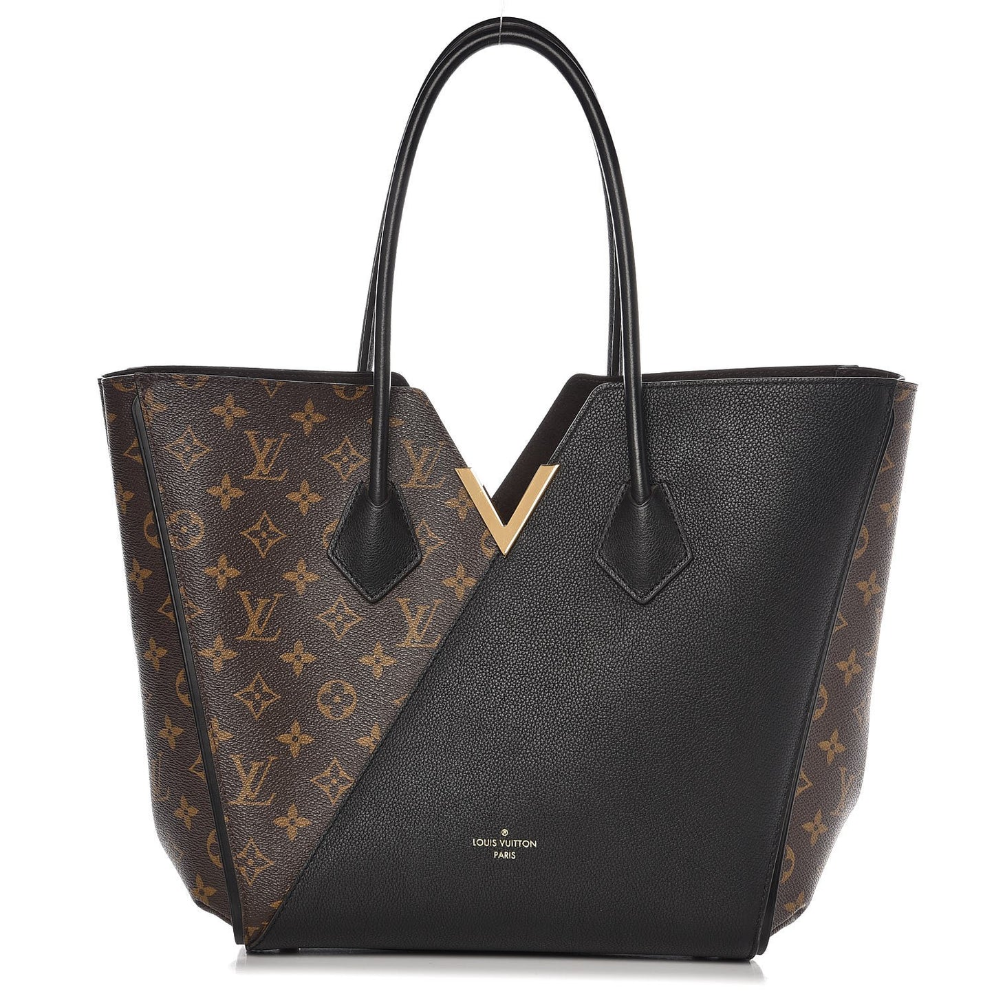 Calfskin Monogram Kimono Tote Black