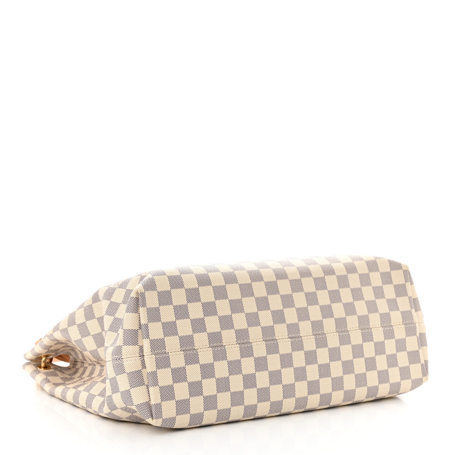 Louis Vuitton Damier Azur Graceful MM Rose Ballerine 4 of 9