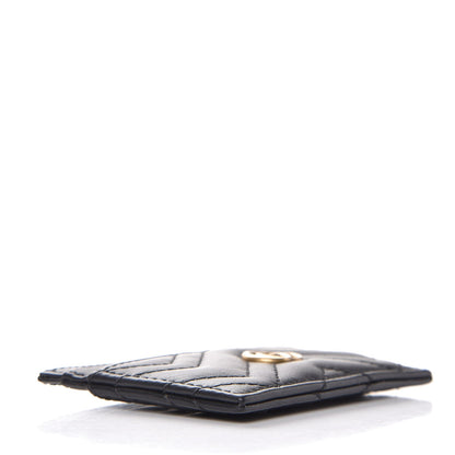 Gucci Calfskin Matelasse GG Marmont Card Holder Black 11 of 14