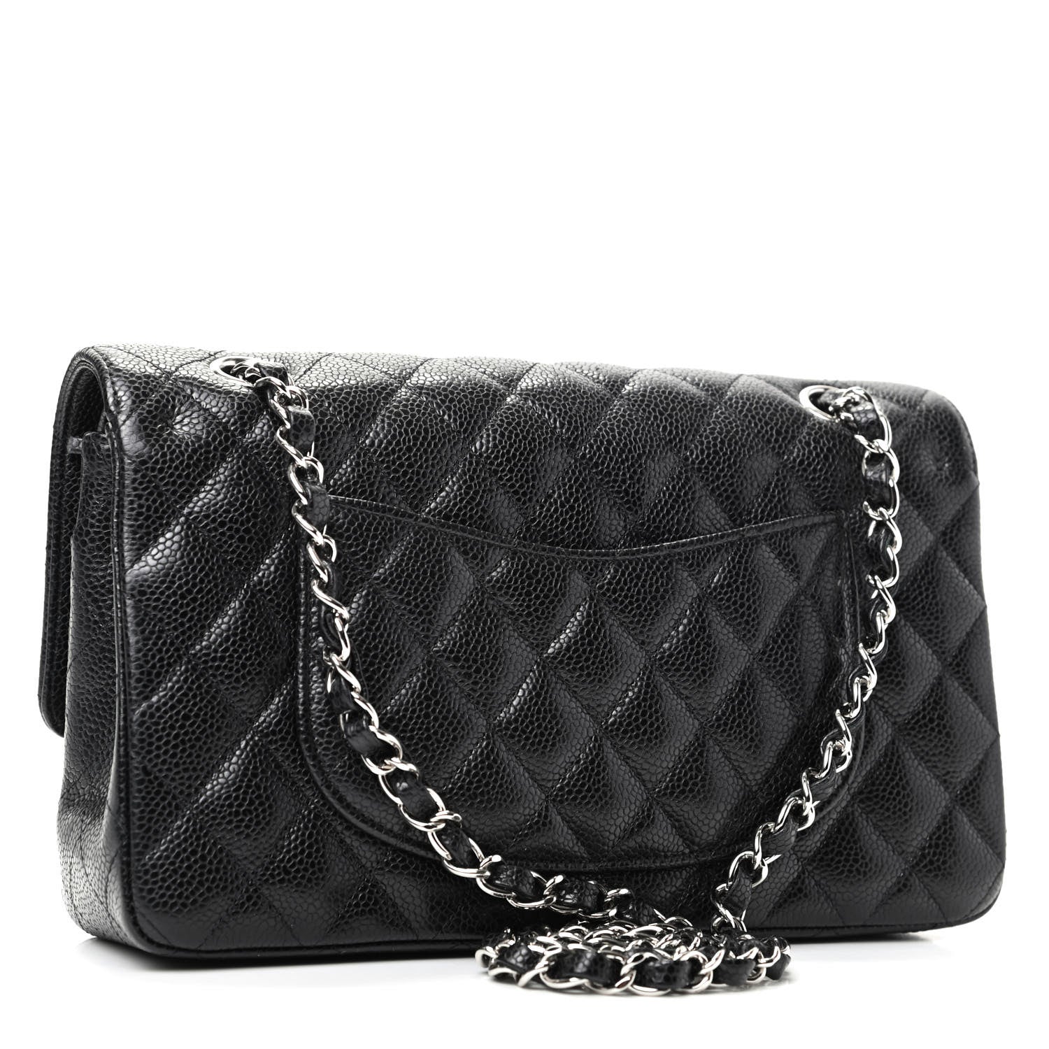 Chanel Caviar Quilted Medium Double Flap Black 3 of 11