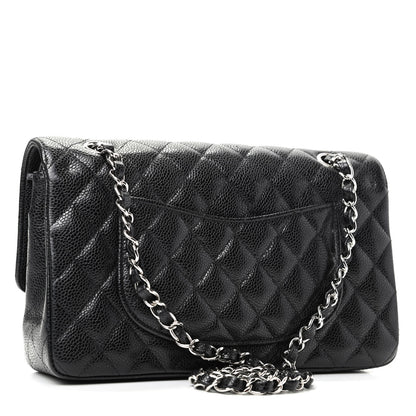 Chanel Caviar Quilted Medium Double Flap Black 3 of 11