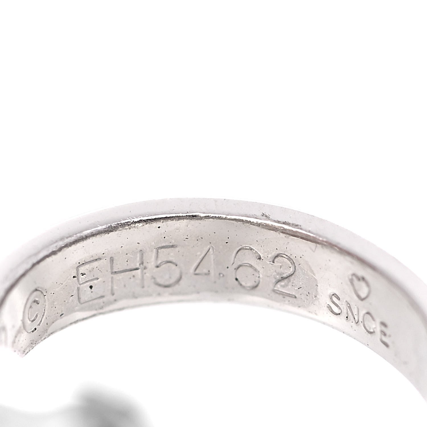 Cartier 18K White Gold Interlocking LOVE Bracelet 7 of 8