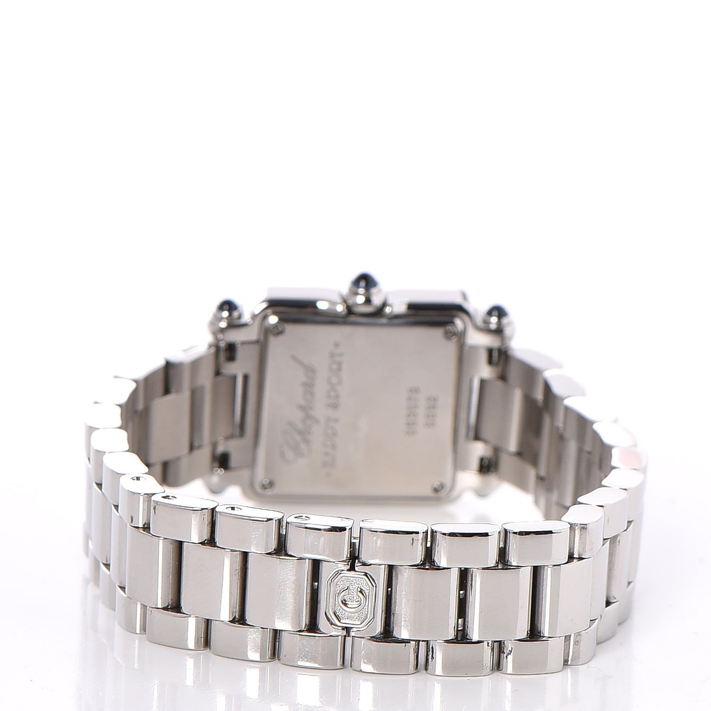 Stainless Steel Diamond Bezel Mother of Pearl 23mm Happy Sport Quartz Watch