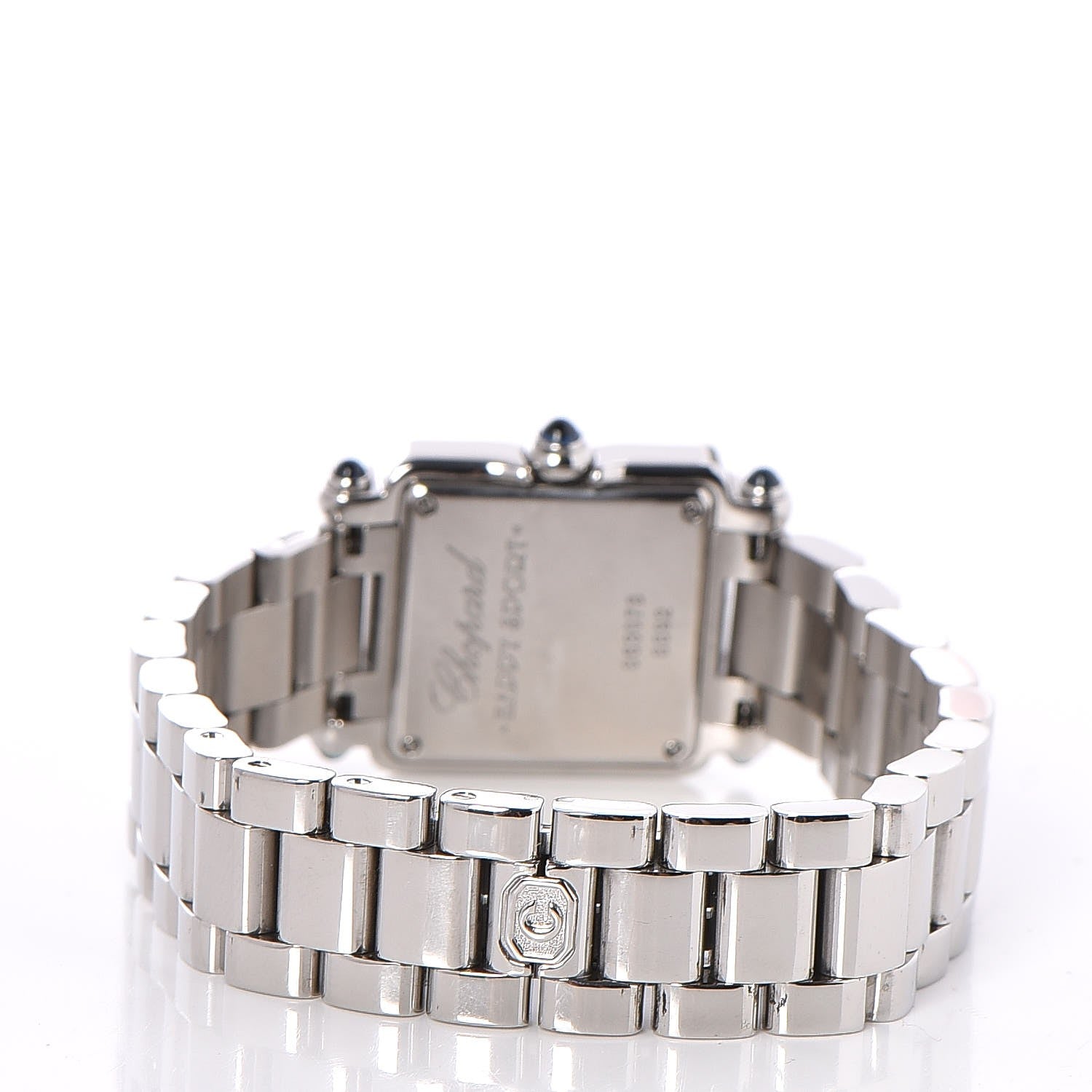 Chopard Stainless Steel Diamond Bezel Mother of Pearl 23mm Happy Sport Quartz Watch 4 of 7