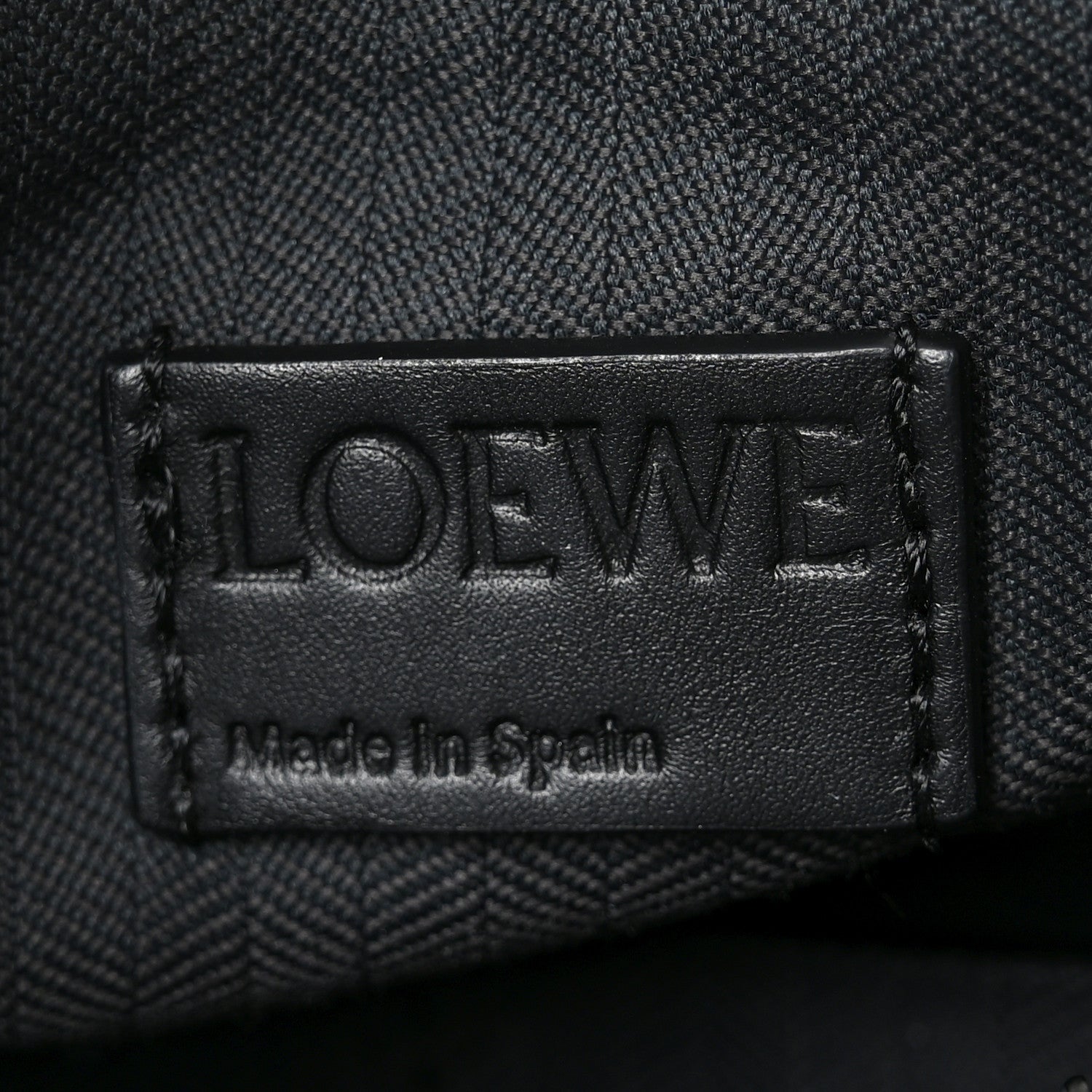 Loewe Calfskin Medium Puzzle Bag Black 6 of 9
